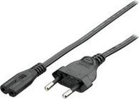 Equip 112160 Hochwertiges Netzkabel C7 auf Euro - Kabel - Strom/Netzteil (11216007201)