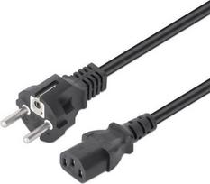 Manhattan Stromkabel C13 auf Schutzkontakt EU CEE 7/7 Kaltgeräteanschluss - Strom/Netzteil - 1 m (353908)