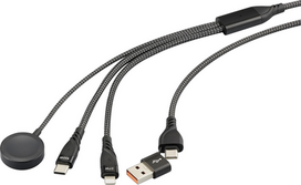 Renkforce USB-Ladekabel USB 2.0 USB-A Stecker USB-C Apple Lightning (RF-6691602)