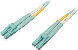 Tripp Lite N820-15M-OM4 100 G Duplex-Multimode 50/125 OM4 LSZH Glasfaserkabel (LC/LC) - Wasserblau - 15 m (N820-15M-OM4)