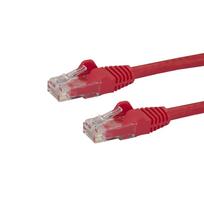 StarTech.com 0,5m Cat6 Snagless RJ45 Ethernet Netzwerkkabel - Rot - 50cm Cat 6 UTP Kabel - Netzwerkkabel - RJ-45 (M) bis RJ-45 (M) - 50 cm - UTP - CAT 6 - geformt, ohne Haken, verseilt - Rot (N6PATC50CMRD)