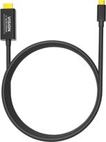 Vision 8K bei 60 Hz - USB-C 3.1 (m) zu HDMI (m) - Außendurchmesser 4,5 mm - 48Gbps - 32 AWG - 2 m - schwarz (TC 2MUSBCHDMI8K/BL)