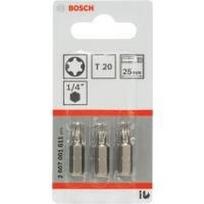 Bosch 2 607 001 611 - Torx - T20 - 25,4 / 4 mm (1 / 10,20cm (4) ) - Hexagonal (2607001611)
