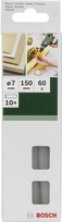 Bosch - Heißkleber-Sticks - für Holz, Leder - 10 Stücke - 7 mm - Länge: 150 mm (2609256A04)