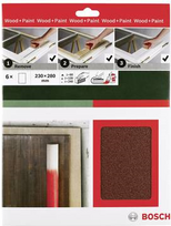 Bosch Accessories Universal Remove Prepare Finish 2609256C39 Handschleifpapier-Set Körnung 60, 120, 240 (L x B) 230 mm x 280 mm 1 Set