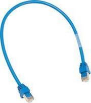 Hager Patch-Leitung 4kV mit 2xRJ45 Stecker fürWAN-Anwendung Farbe blau Länge 1 m - Kabel - Netzwerk