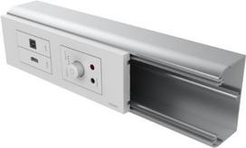 VISION TechConnect 3 BE frame - Kabelkanalabdeckung - Abdeckung mit zwei Aussparungen (TC3 SURRBE65)