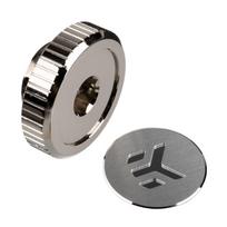 EK Water Blocks EK-Quantum Torque Verschlussstopfen G1/4  - mit EKWB Logo, Nickel (3831109826270)