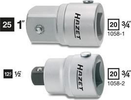 Hazet reducer 1058-2 Drive-4-KT.3/4 inch Output-4-KT.1/2 inch L.55mm