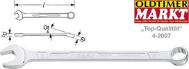 Hazet Combination wrench 600N SW 17mm L.242,5mm Form A special steel