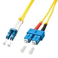 Lindy - Patch-Kabel - LC-Monomode (M) - SC-Einzelmodus (M) - 5,0m - Glasfaser - 9 / 125 Mikron - OS2 - halogenfrei (47473)