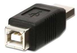 Lindy - USB-Adapter - USB (M) - USB Typ B, 4-polig (W) (USB/USB2.0) - Schwarz (71231)