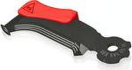 KNIPEX Ersatz-Klinge 16 50 145 E01 mit Gleitschuh fuer Abmantelungsmesser 16 50 (16 50 145 E01)