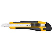 WEDO Allround-Cutter, Klinge: 9 mm, schwarz-gelb gummierte Griffzone, Abbrechhilfe, ABS-Kunststoffgehäuse (78 609)