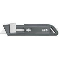 WEDO CERA-Safeline Safety-Cutter COMPACT, Klinge: 19 mm Kunststoff-Gehäuse mit Aufhängeöse, federbelastete - 1 Stück (79 810)