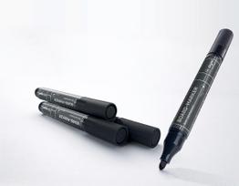 4 SIGEL Whiteboard- und Flipchart-Marker schwarz 2,0 - 3.0 mm (BA012)