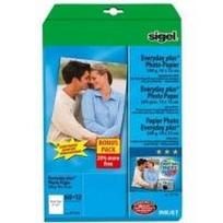 Sigel InkJet Everyday plus Photo Paper IP719 - Fotopapier, hochglänzend - weiß - 100 x 150 mm - 200 g/m2 - 72 Blatt (IP719)