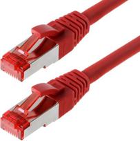 Helos - Patchkabel - RJ-45 (M) - RJ-45 (M) - 7.5 m - SFTP-Kabel - CAT 6 - rot