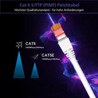 Helos - Patchkabel - RJ-45 (M) - RJ-45 (M) -7.5 m - SFTP-Kabel - CAT 6 - magenta
