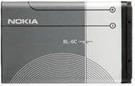 Nokia BL-6C - Mobiltelefonakku - Li-Ion - 1070 mAh - für Nokia 112, 21XX, 28XX, 31XX, 60XX, 61XX, 62XX, 7205, E62, E70, N-Gage QD Game Deck