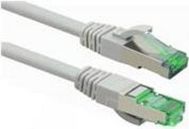 Herweck Helos - Patch-Kabel - RJ-45 (M) zu RJ-45 (M) - 1,0m - 6 mm - SFTP, PiMF - CAT 7 (Kabel) / CAT 6a (Anschlüsse) - IEEE 802,3af/IEEE 802,3at/IEEE 802,3bt - halogenfrei, Knickschutzmanschette - Grau (363679)