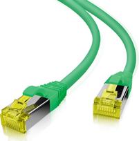 Helos ultra flex - Patch-Kabel - RJ-45 (M) zu RJ-45 (M) - 25 cm - S/FTP - CAT 6a - halogenfrei - grün