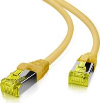 Helos ultra flex - Patch-Kabel - RJ-45 (M) zu RJ-45 (M) - 30 m - S/FTP - CAT 6a - halogenfrei - Gelb