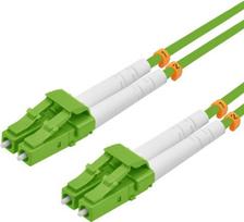Herweck Helos LWL - Patch-Kabel - LC Multi-Mode (M) zu LC Multi-Mode (M) - 5,0m - Glasfaser - Duplex - 50/125 Mikrometer - OM5 - hellgrün (187471)