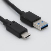 Helos - USB-Kabel - USB-C (M) zu USB Typ A (M) - USB 3.1 - 1 m - Schwarz