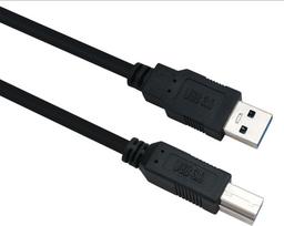 Helos Anschlusskabel, USB 3.0 A Stecker/B Stecker, 1,0m, schwarz USB 3.0 A St./B St. , Übertragungsrate: 5000Mbit/s , Abwärtskompatibel , vergoldete Kontakte , Geflecht- und Folie-Schirmung , Haube: vergossen , ROHS 2.0 und REACH-konform , Farbe: schwarz (288328)
