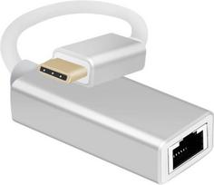 Helos Adapterkabel Ethernet, USB 3.1 Type-C™ St./RJ45 Buchse, PREMIUM, silber USB Type-C™ Stecker/ RJ45 Buchse , PREMIUM , TPE Außenmantel - hochflexibel , Aluminium-Gehäuse , Gigabit Ethernet , CE-zertifiziert , ROHS 2.0 und REACH-konform , Farbe: silber (288378)