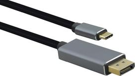 Helos PREMIUM - DisplayPort-Kabel - USB-C (M) zu DisplayPort (M) - USB 3.1 / DisplayPort 1.2 - 1.8 m - 4K Unterstützung - Schwarz