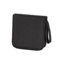 Hama CD/DVD Nylon Wallet 32 - Tasche für CDs/DVDs - 32 CDs/DVDs - 600D Nylon - Schwarz, Blau (11615)
