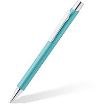 STAEDTLER Druckkugelschreiber elance 421 45, pazifikblau kratzfest lackierter Schaft, Strichfarbe: blau, - 1 Stück (421 45-39)