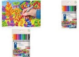 STAEDTLER Noris Club Fasermaler mit Doppelspitze 10er Pack retail (320 C10)