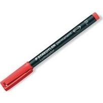 STAEDTLER Lumocolor 318-2 - Rot - Rundspitze - Schwarz - Rot - Polypropylen (PP) - Fein - 0,6 mm