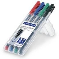STAEDTLER Lumocolor Folienstifte-Set farbsortiert permanent 4 St. (318 WP4)