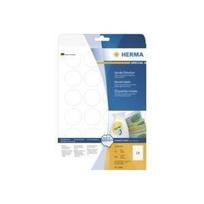 HERMA Special - Self-adhesive removable matte paper labels - weiß - 40 mm rund - 600 Etikett(en) (25 Bogen x 24) (5066)