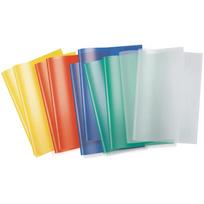 HERMA Heftschoner, DIN A5, aus PP, transparent-sortiert mit Beschriftungsetikett, je 2 x transparent-farblos, - 10 Stück (19991)