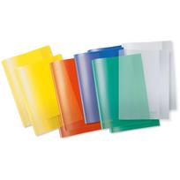 HERMA Heftschoner, DIN A4, aus PP, transparent-sortiert mit Beschriftungsetikett, je 2 x transparent-farblos, - 10 Stück (19992)