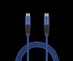 2GO 797194 USB Kabel 1 m USB 3.2 Gen 1 (3.1 Gen 1) USB C Blau (797194)