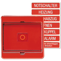 JUNG 561 GL RT - Rot - Thermoplast - 71 mm - 71 mm - 1 Stück(e)