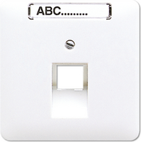 JUNG CD 569-1 NAUA WW - Weiß - Thermoplast - RJ-45