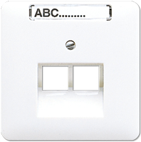 JUNG CD 569-2 NAUA WW - Weiß - Thermoplast - RJ-45