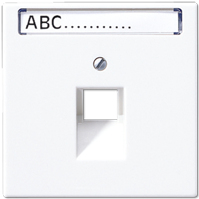 JUNG LS 969-1 NAUA WW - Weiß - Thermoplast - konventionell - JUNG - RJ-45