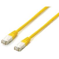 Equip Patchkabel Cat6A S/FTP 2xRJ45 0.50m gelb Plat.LSZH Polybeutel