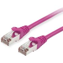 Equip Patchkabel Cat6 S/FTP 2xRJ45 3.00m violet LSZH Polybeutel