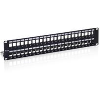 equip Keystone Patch Panel, Kat.6A, 48 Port, geschirmt, unbestückt, zum Einbau von bis zu 48 Keystone Jacks mittels (769349)