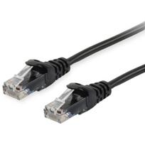 Equip Life - Patch-Kabel - RJ-45 (M) - RJ-45 (M) - 1,0m - UTP - CAT 6 - gepresst, verseilt - Schwarz (625450)