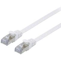 Equip Patchkabel Cat6A U/FTP 2xRJ45 3.00m weiß Flach LSZH Polybeutel